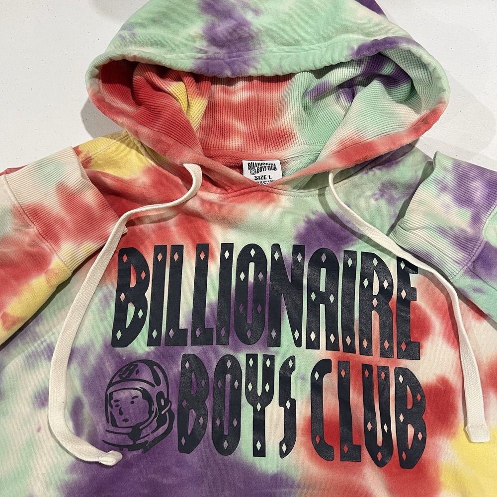 Billionaire Boys Club Dogwood Hoodie Adult Size L Tie Dye Pharrel Nico BBC